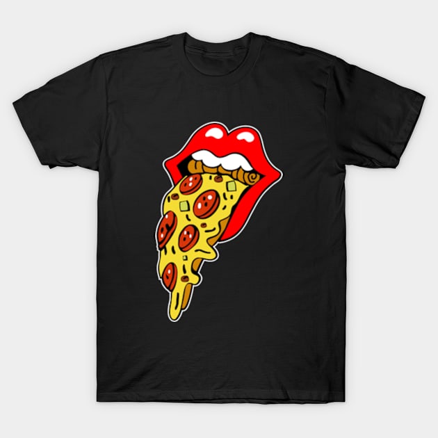 Paint It Pizza T-Shirt by Three Meat Curry